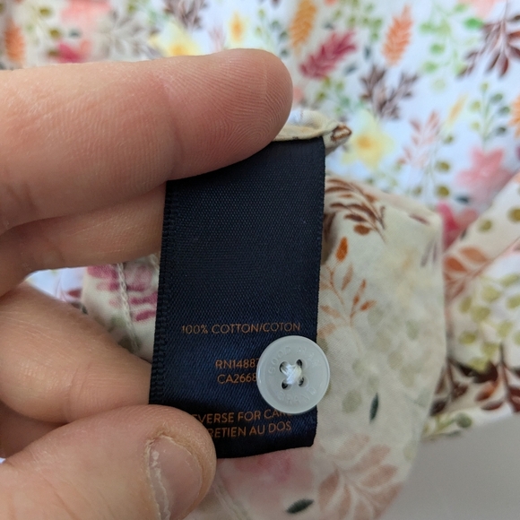 GOOD MAN Men Button Down Shirt Floral Pattern Size XL 100% Cotton - Picture 6 of 10